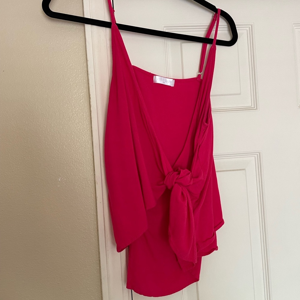 Vestique tie top